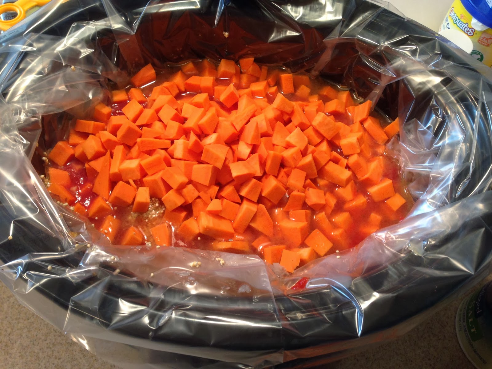 Chasin' Mason [Recipe] Crock Pot Sweet Potato and Quinoa Turkey Chili